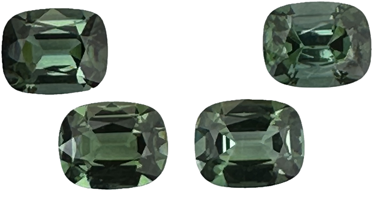 10x8mm Cushion Mint Green Tourmaline