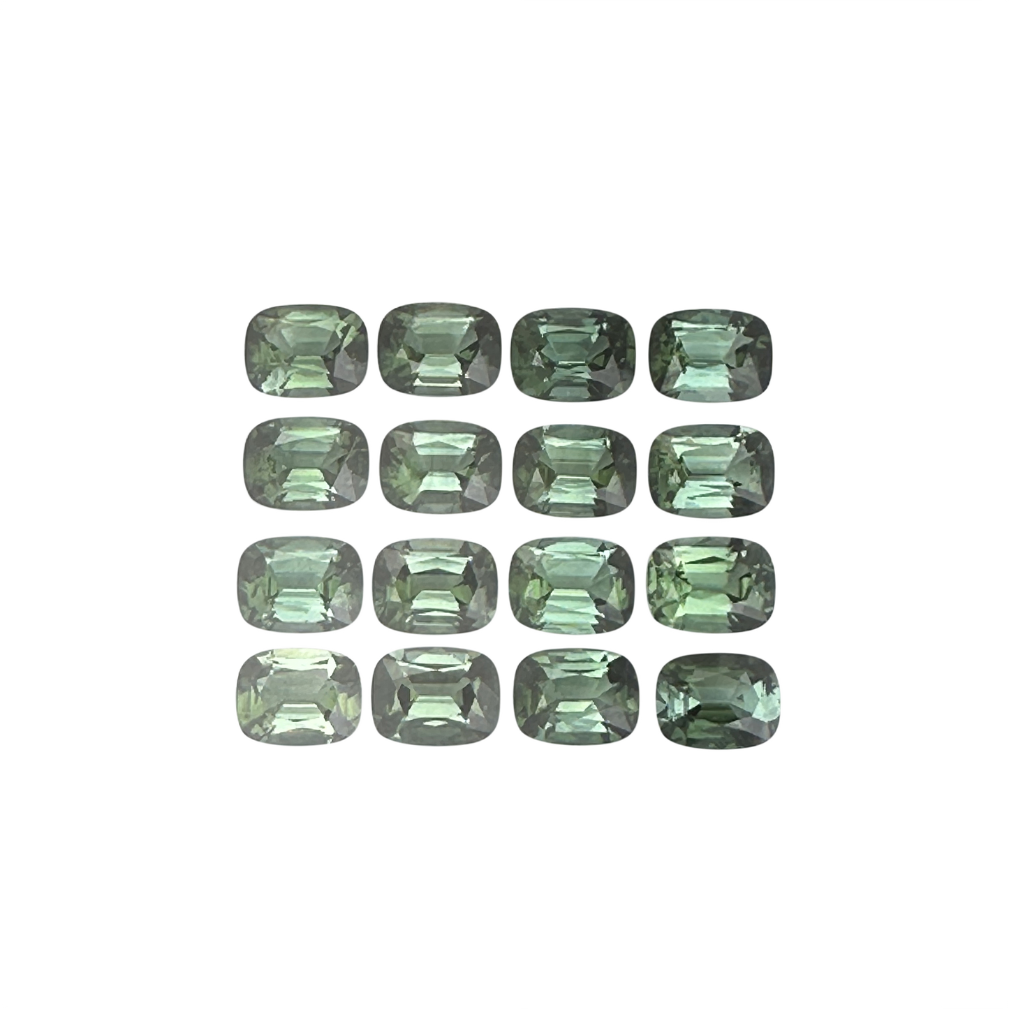 9x7mm Cushion Green Tourmaline