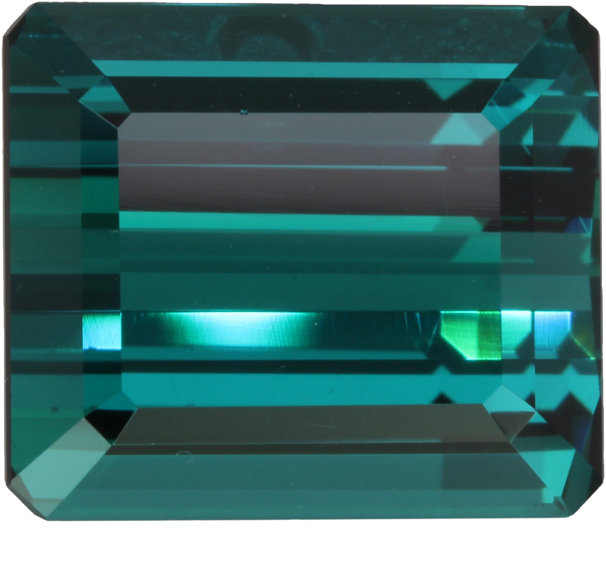 29.53ct Emerald Cut DB Color Indicolite Tourmaline Set