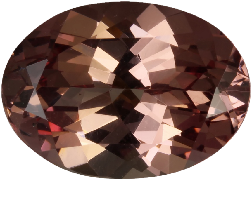 14X10 Oval Peach Malaya Garnet Pair