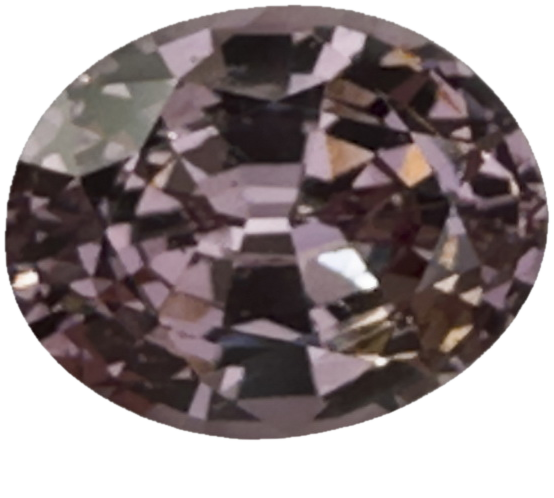 2.85ct Oval Light Pink Malaya Garnet