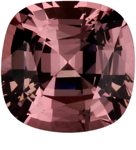 9.3mm Cushion Light Peach Malaya Garnet