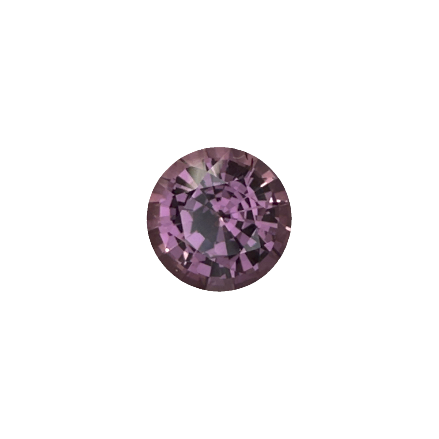 3.28ct Round Violet Malaya Garnet