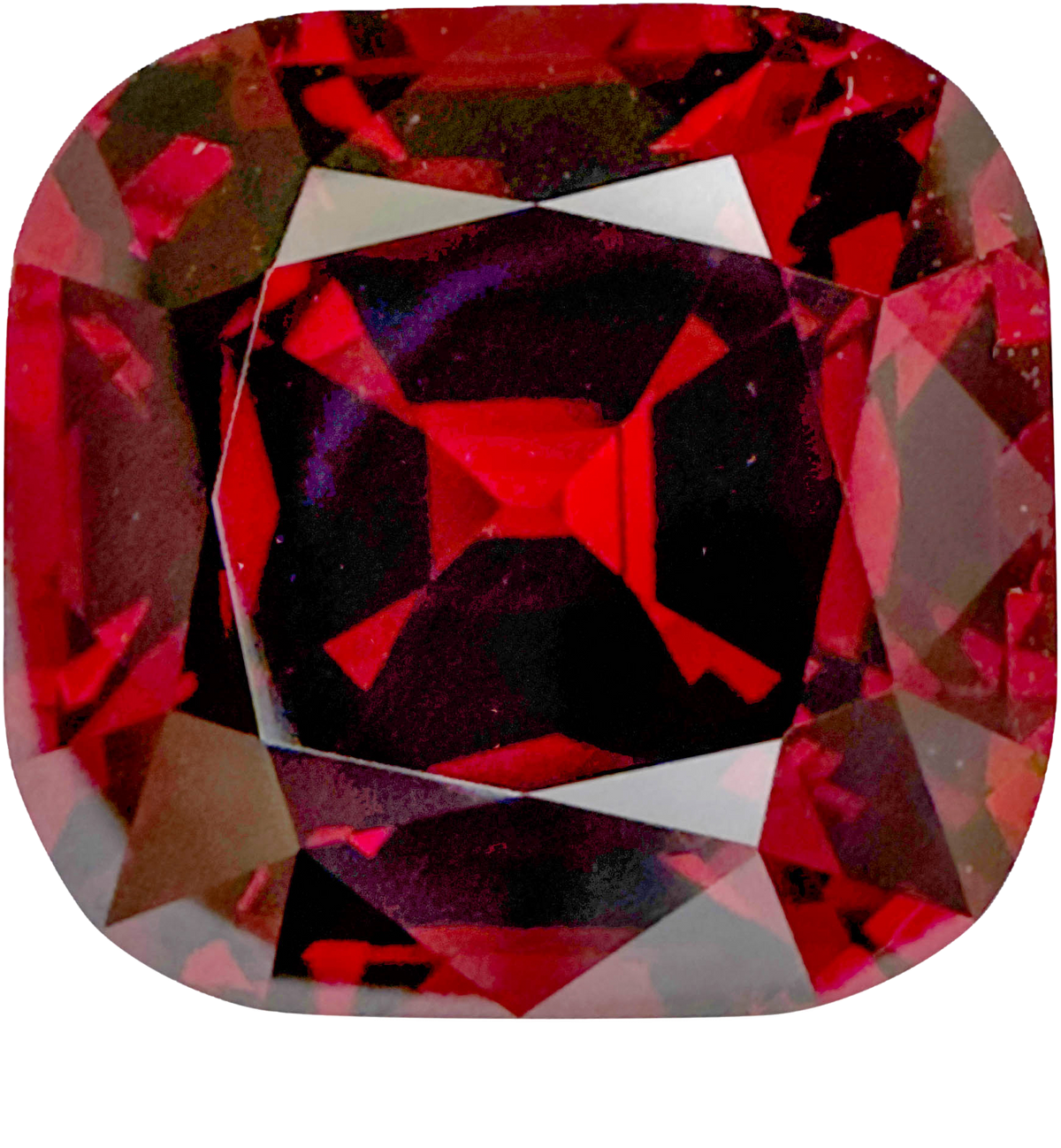 12.53ct Cushion DR Color Malaya Garnet