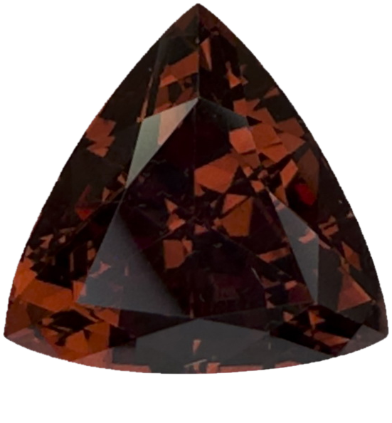 2.64ct Trillion Deep Orange Malaya Garnet