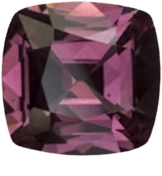 2.02ct Cushion Peach Malaya Garnet
