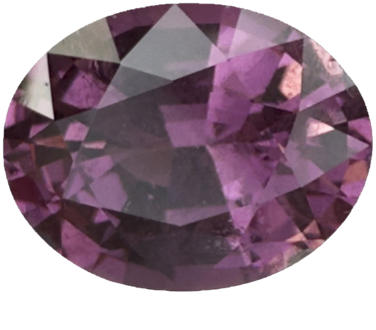2.71ct Oval Mauve Malaya Garnet