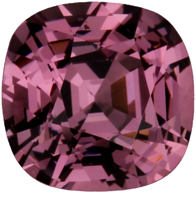 10x8mm Cushion Light Pink Malaya Garnet