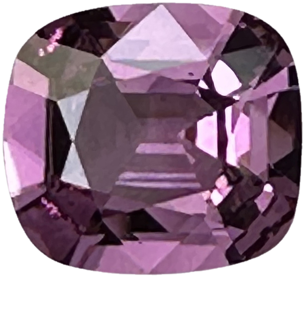 2.09ct Cushion Light Pink Malaya Garnet