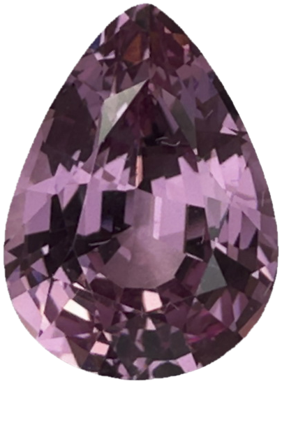10x8mm Pear Shape Light Pink Malaya Garnet