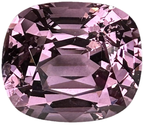 2.60ct Cushion Light Pink Malaya Garnet