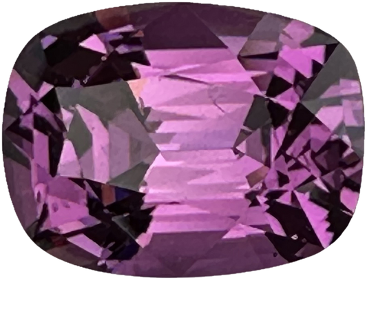 2.41ct Cushion Deep Pink Malaya Garnet