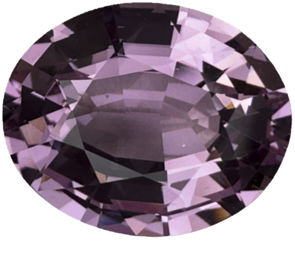 2.32ct Oval Light Pink Malaya Garnet