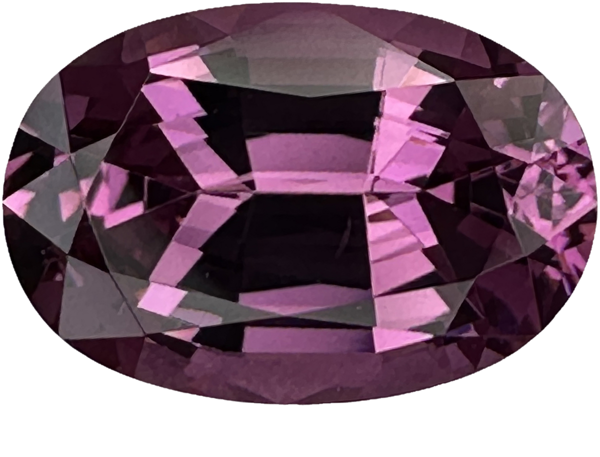 2.65ct Oval Light Pink Malaya Garnet