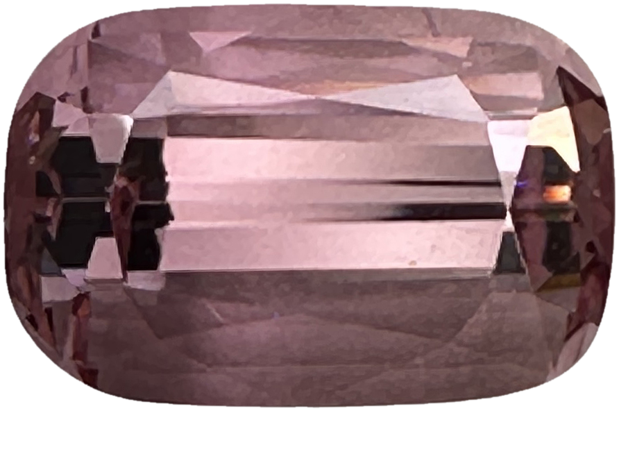 5.8ct Cushion Light Pink Malaya Garnet