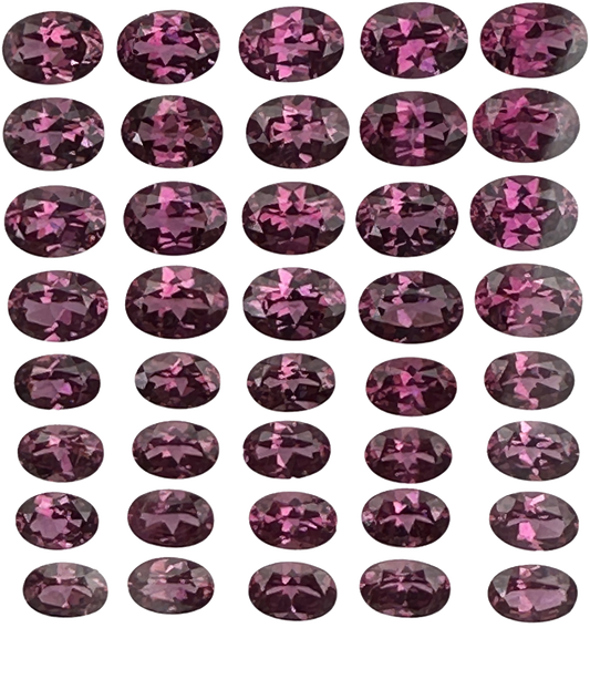 7x5mm Oval Magenta Garnet