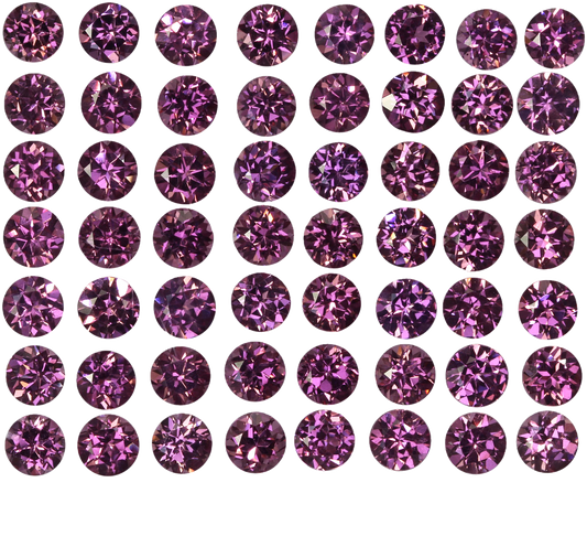 4mm Round Magenta Garnet