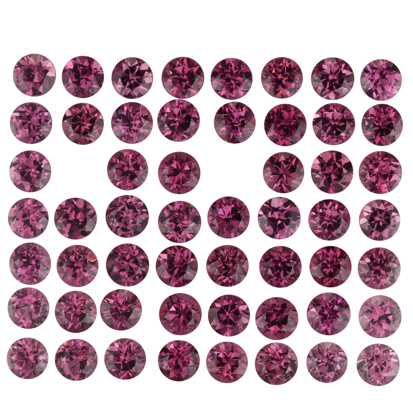 5.0mm Round Magenta Rhodolite