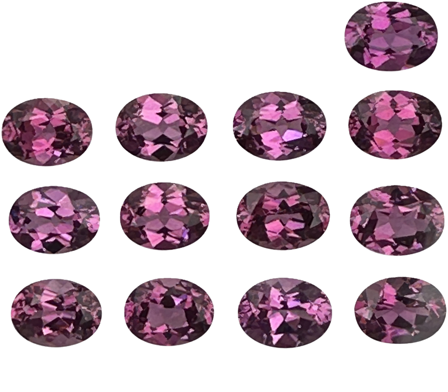 8x6mm Oval Magenta Rhodolite