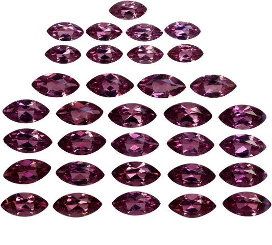8x4mm Marquise Magenta Garnet