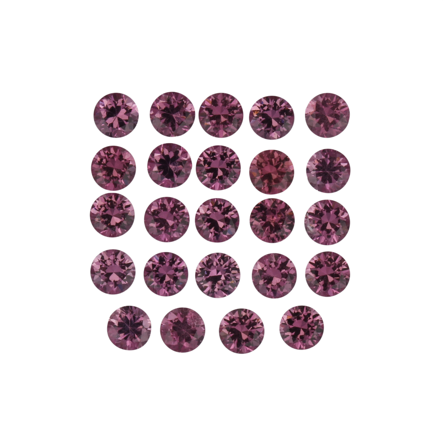 3mm Round Magenta Garnet