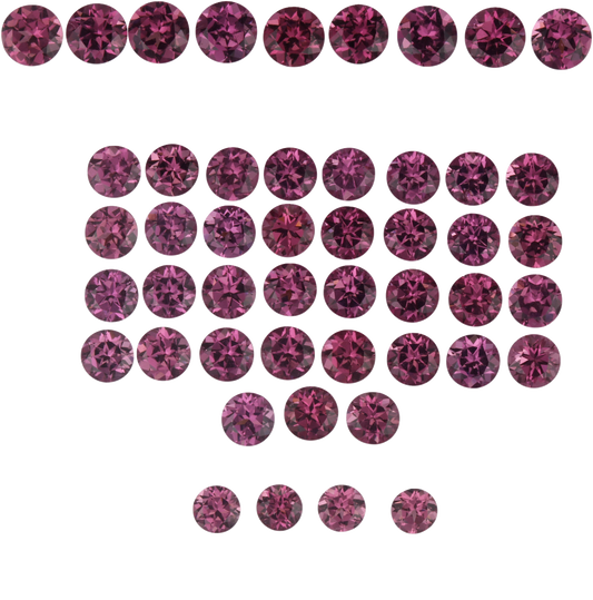 4.5mm Round Magenta Garnet