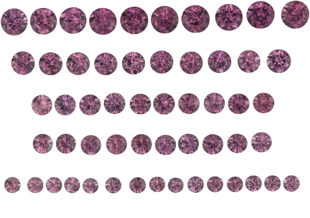 5.71ct Round Magenta Rhodolite