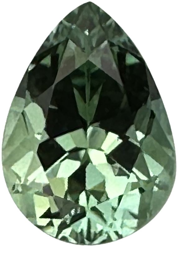 2.9ct Pear Shape Mint Green Tourmaline