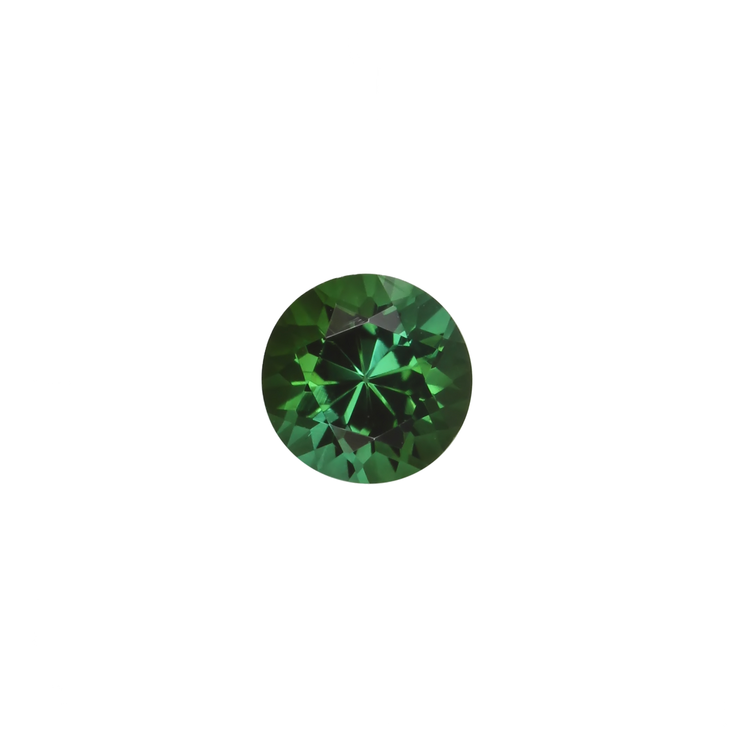 5.9mm Round Medium Blue-Green Tourmaline