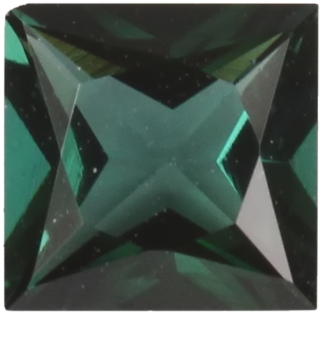 5.4mm Princess Cut Medium Blue Tourmaline