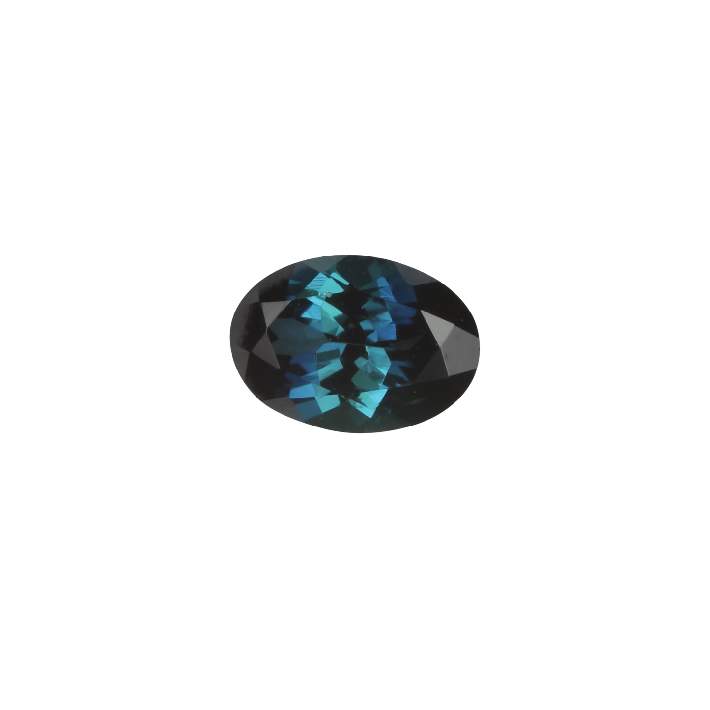 6.9x5mm Oval Medium Blue Tourmaline