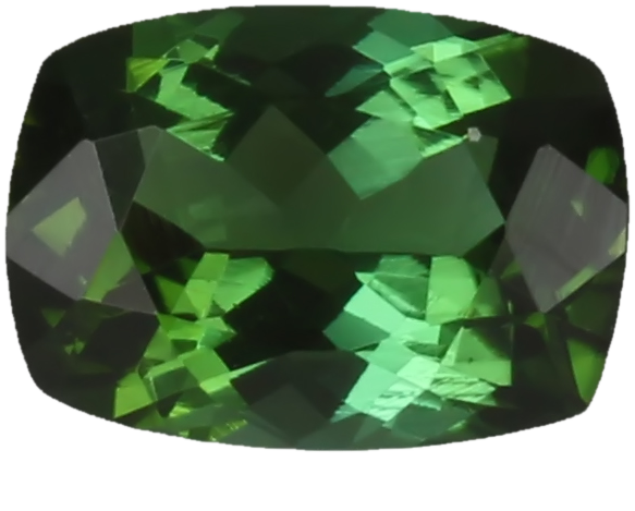 7x5mm Cushion Medium Blue-Green Tourmaline