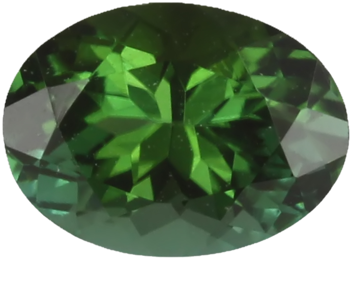 7x5.2mm Oval Medium Blue-Green Tourmaline
