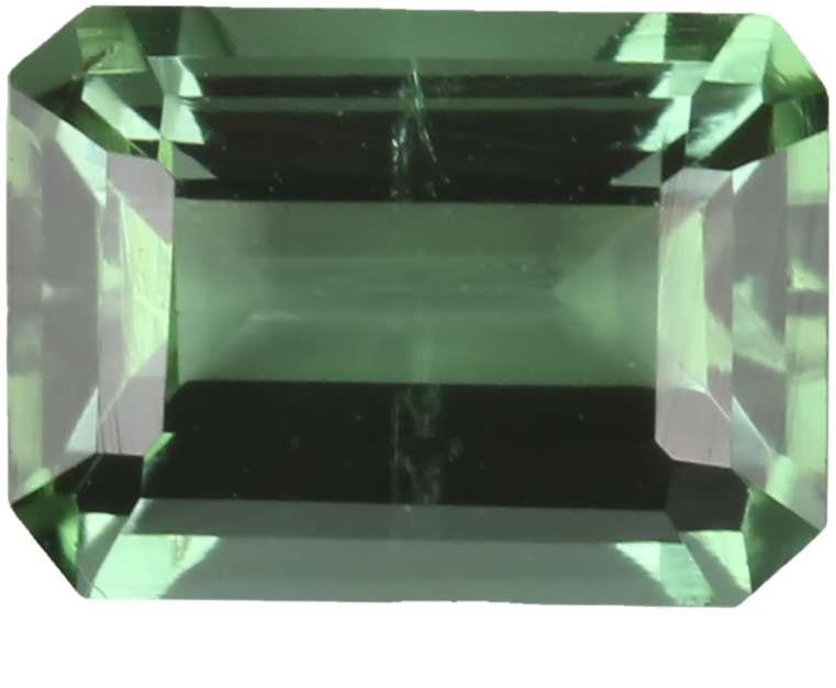 7x5mm Emerald Cut Medium Blue-Green Tourmaline