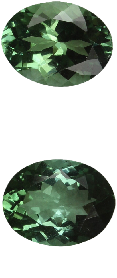 9x7mm Oval Medium Blue-Green Tourmaline