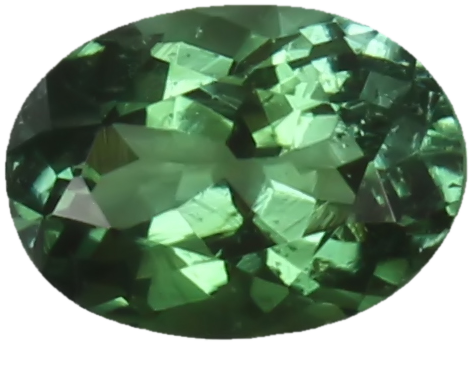 7x5.1mm Oval Medium Blue-Green Tourmaline