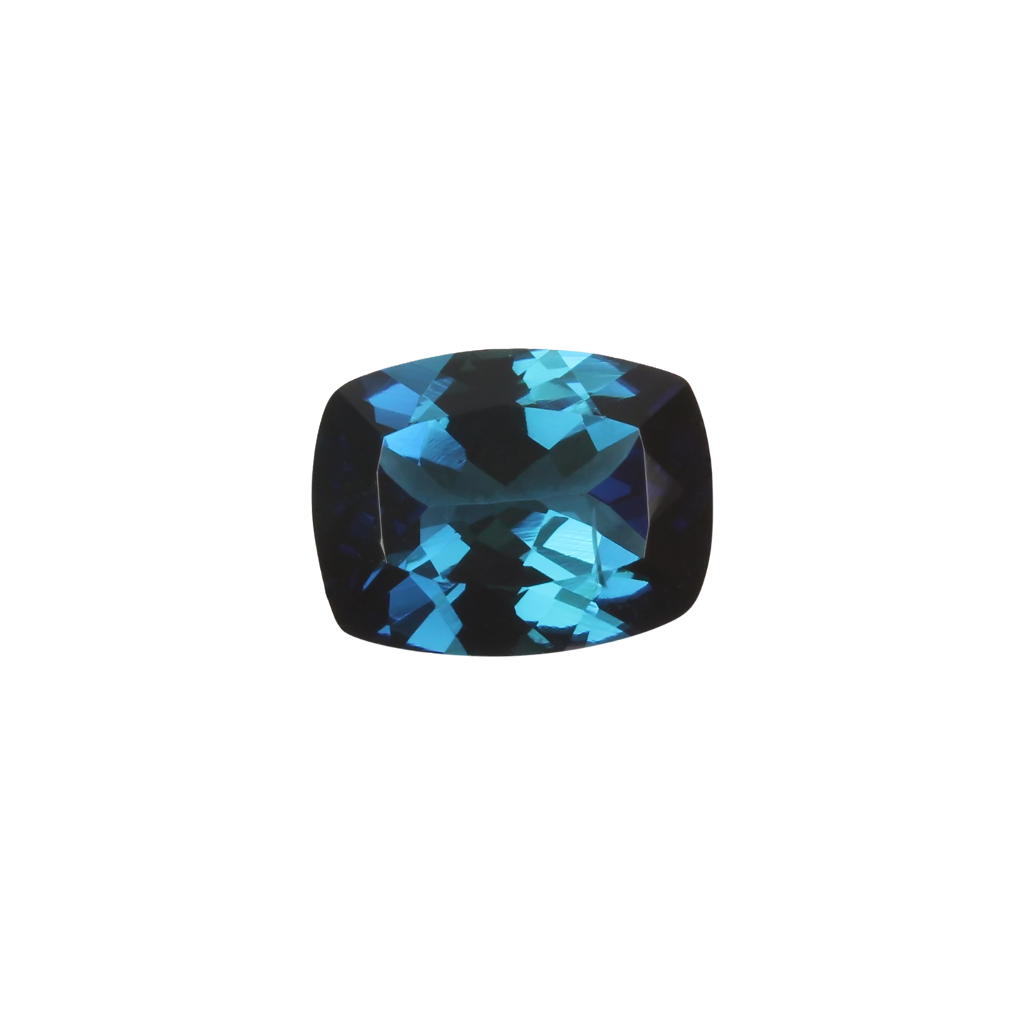 2.48ct Cushion Deep Blue Tourmaline