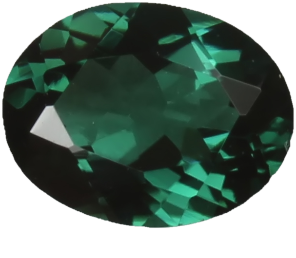 1.01ct Oval Blue-Green Tourmaline