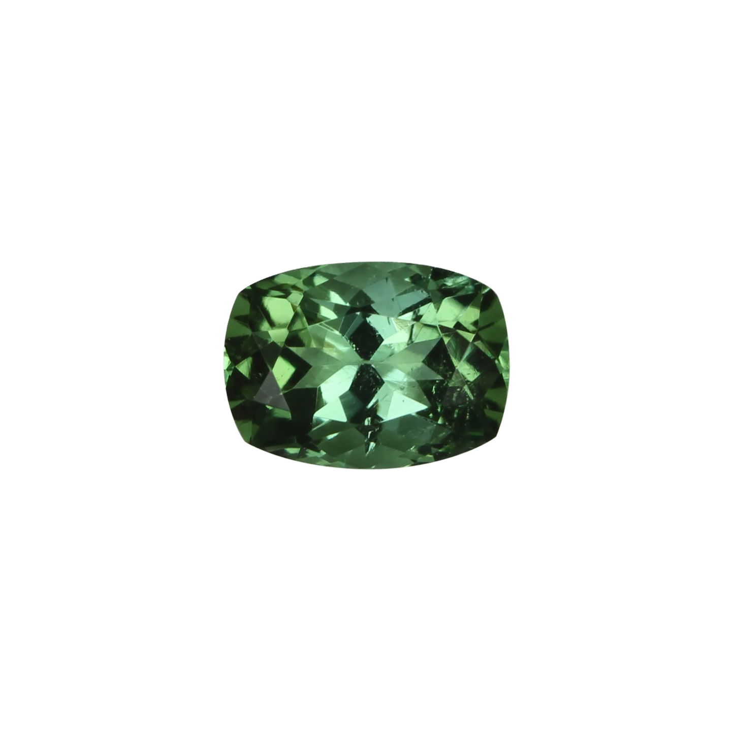 6.9x5mm Cushion Mint Green Tourmaline