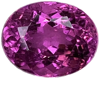 Step Cut Oval Light Pink Tourmaline