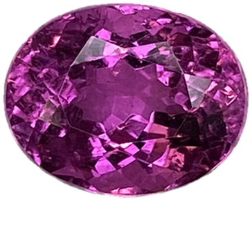Step Cut Oval Light Pink Tourmaline