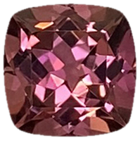 7.1mm Cushion Light Pink Tourmaline