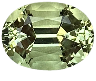 2.02ct Oval Light Green Tourmaline