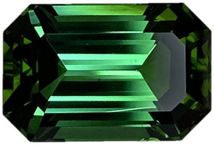 6.34ct Emerald Cut Grey Tourmaline