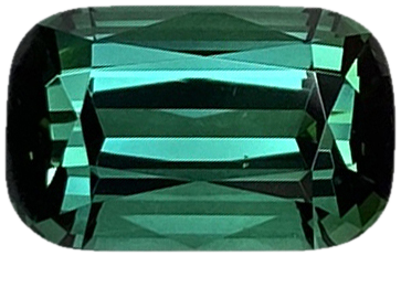 4.04ct Cushion Medium Blue-Green Tourmaline