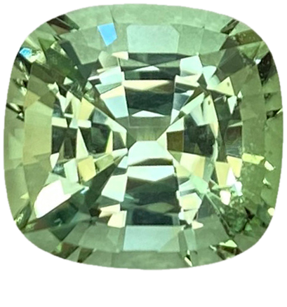 13.01ct Cushion Mint Green Tourmaline