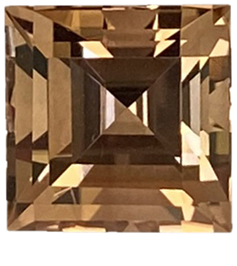 9.8mm Square Cognac Tourmaline