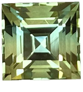 9mm Square Bi-Color Tourmaline