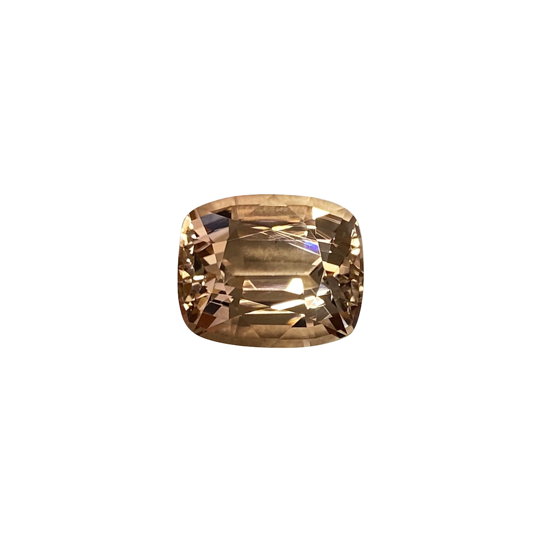 Cushion Peach Tourmaline