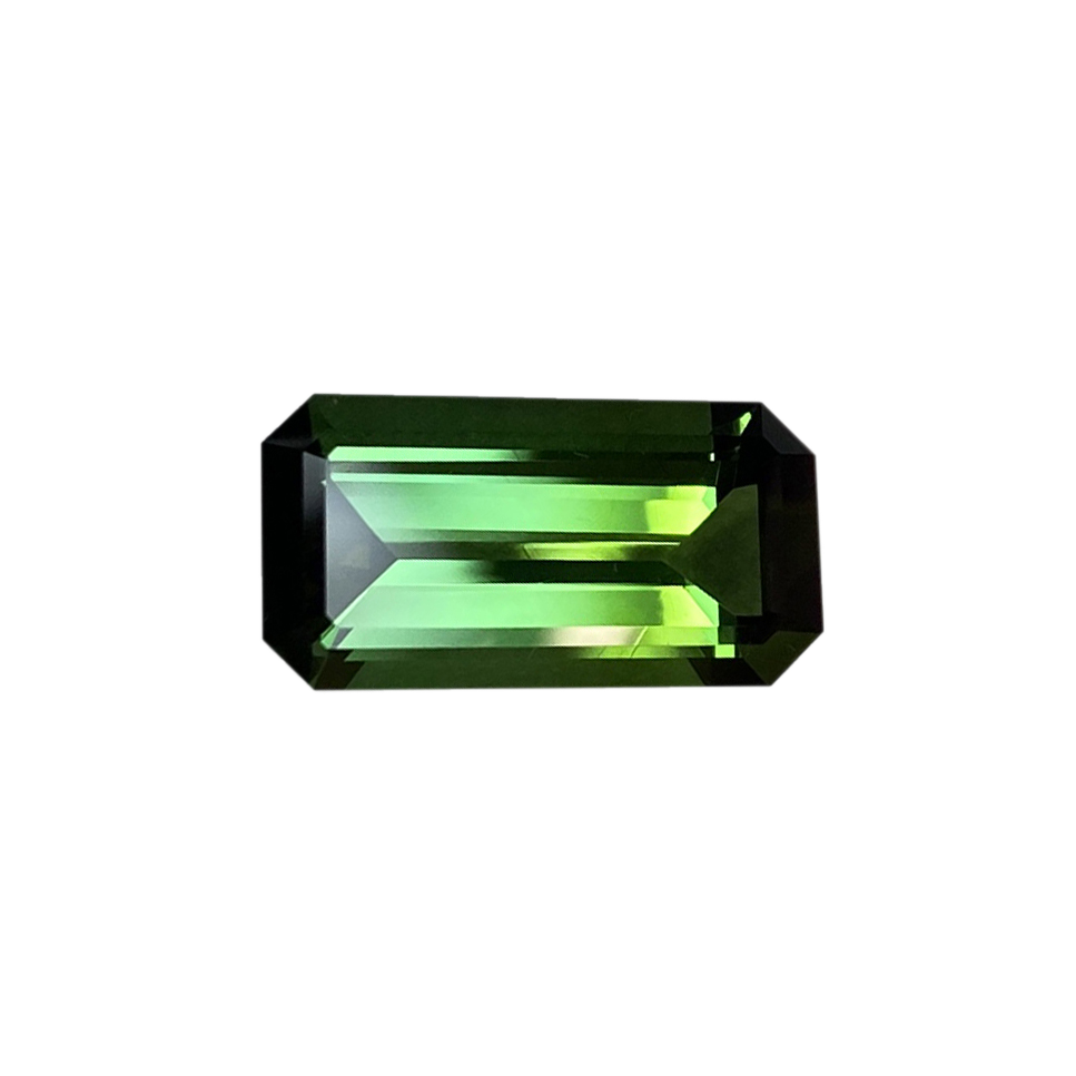 6ct Emerald Cut Grey Tourmaline